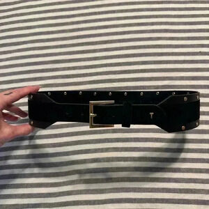 Tom Ford Bovine Leather and Suede Belt S/M